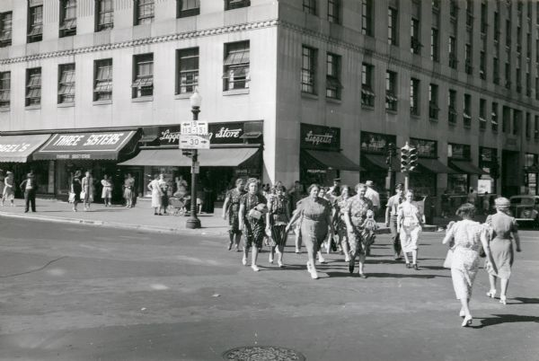 Tenney - Historic Photo People Walking