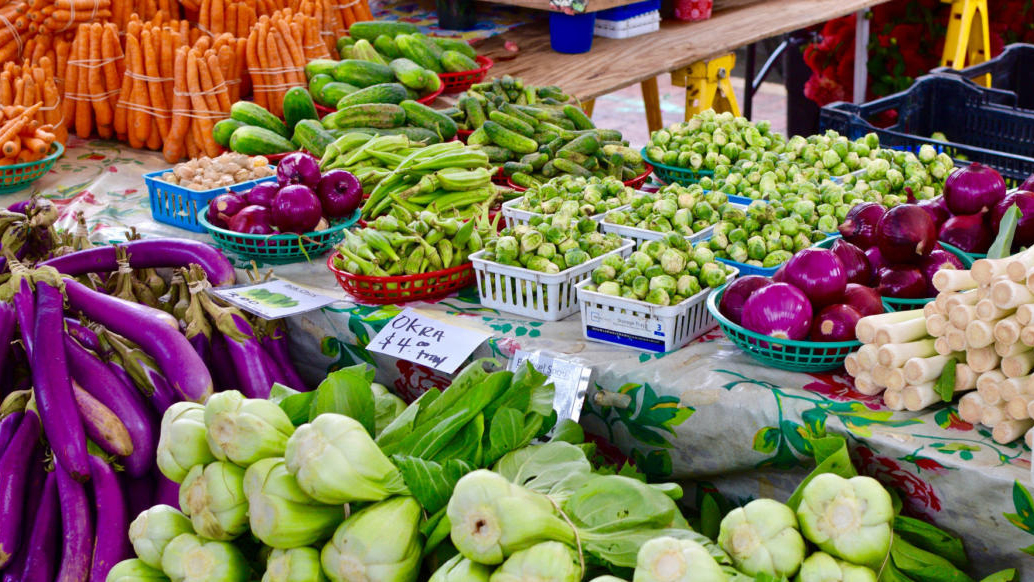 Dane County Farmers Market in downtown Madison 