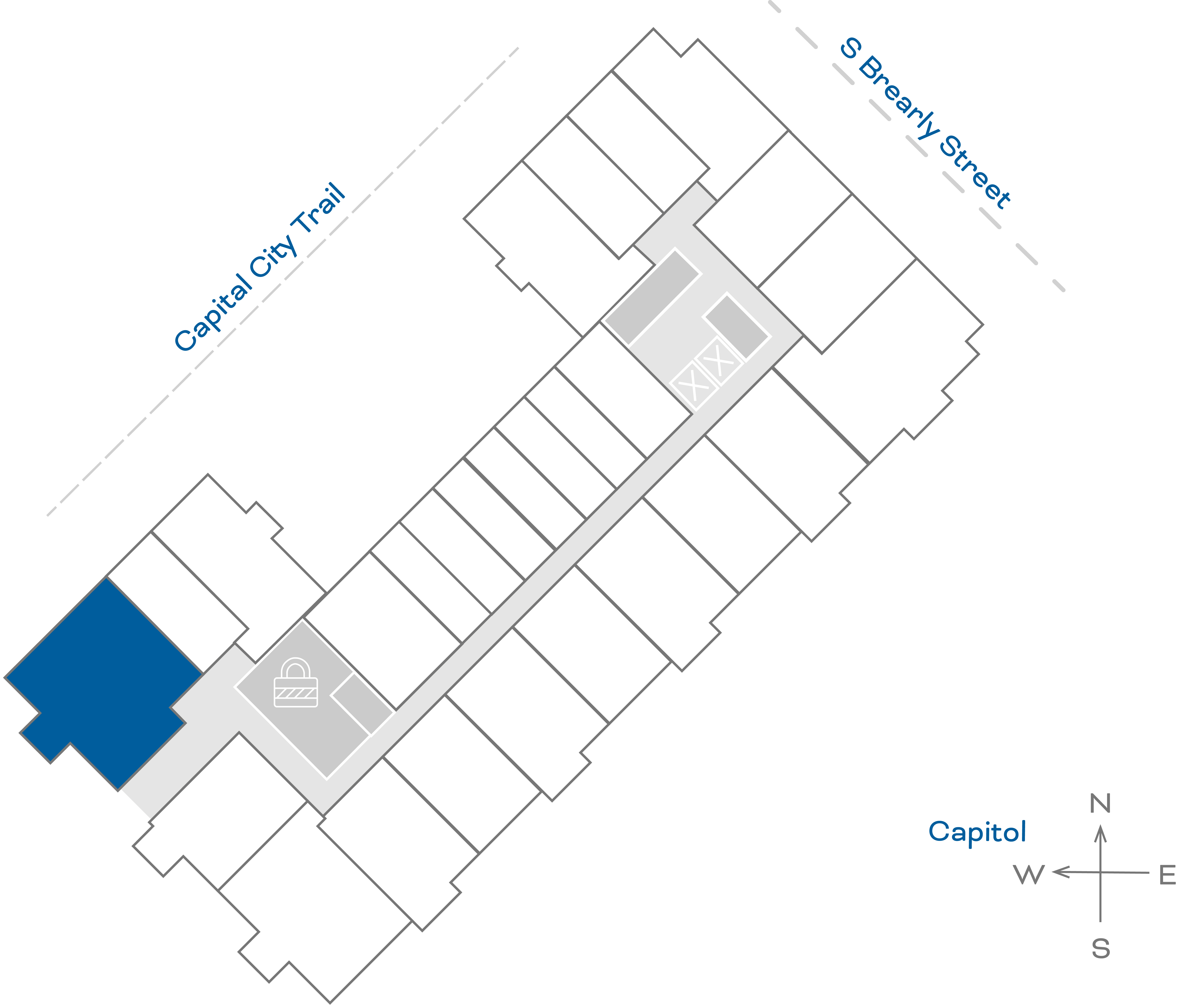 ULI The Penny 339 - 3 Bed, 2 Bath Floorplate