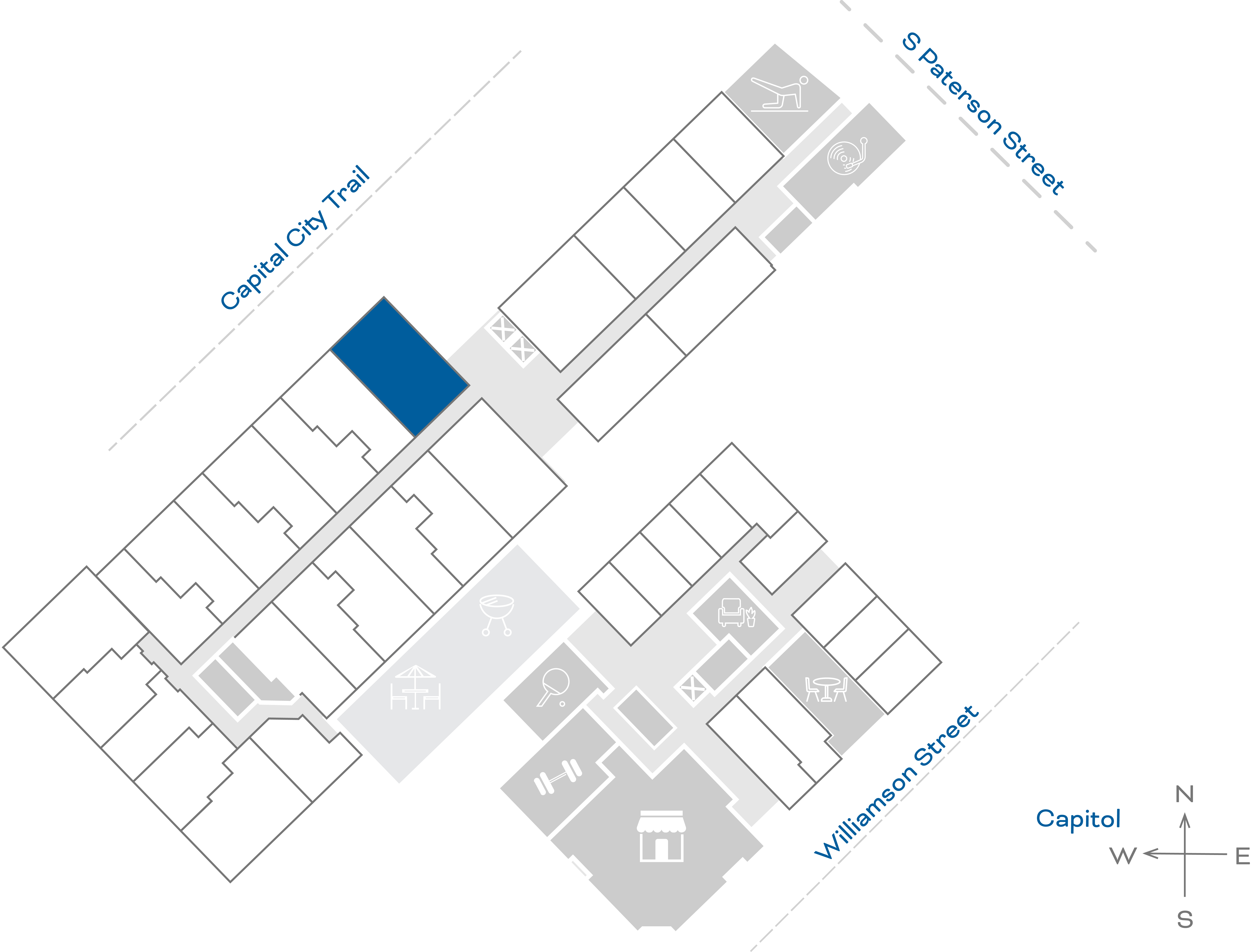 ULI The Irwin N112 - 2 Bed, 2 Bath Floorplate
