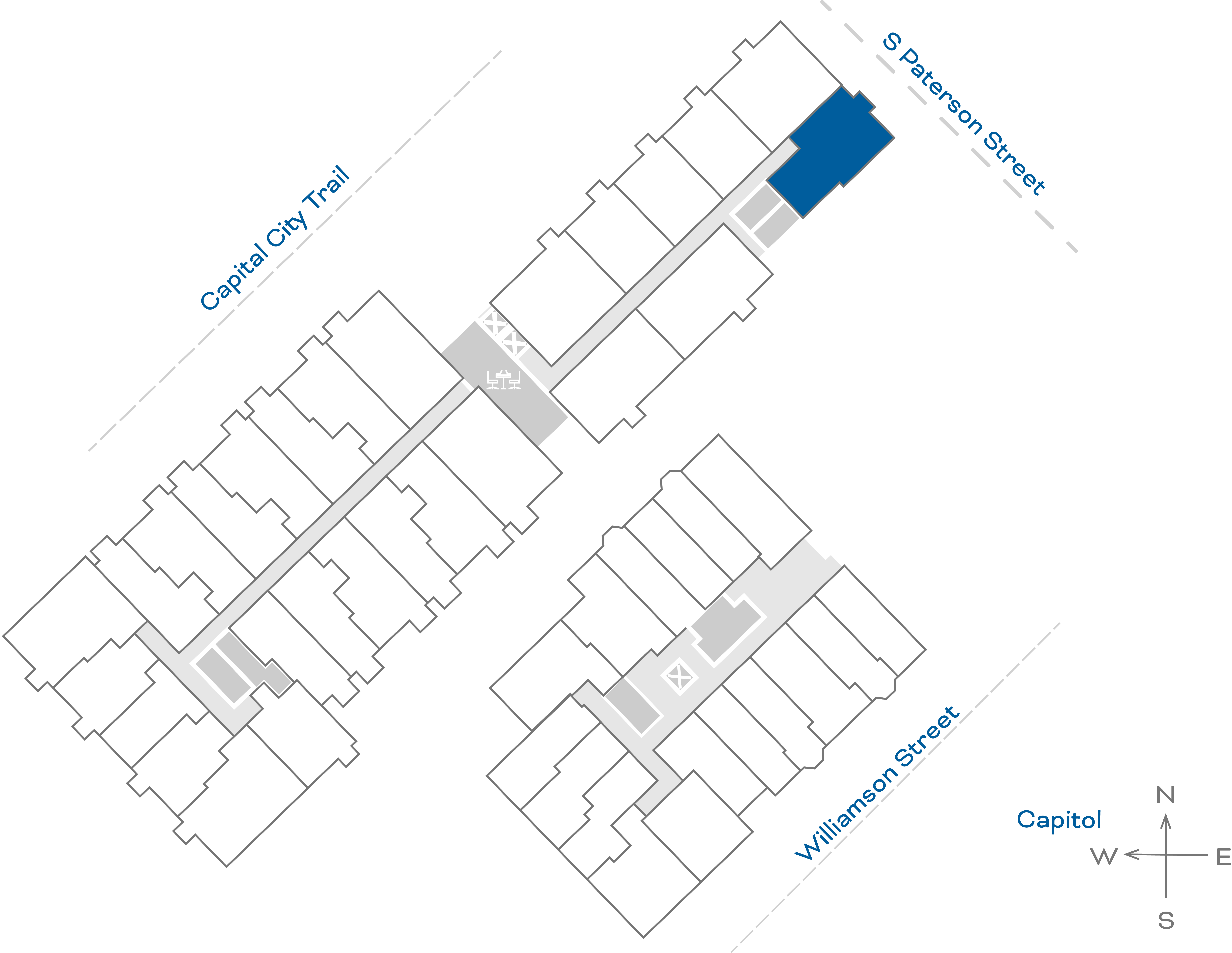 ULI The Irwin N201 - 2 Bed, 2 Bath Floorplate