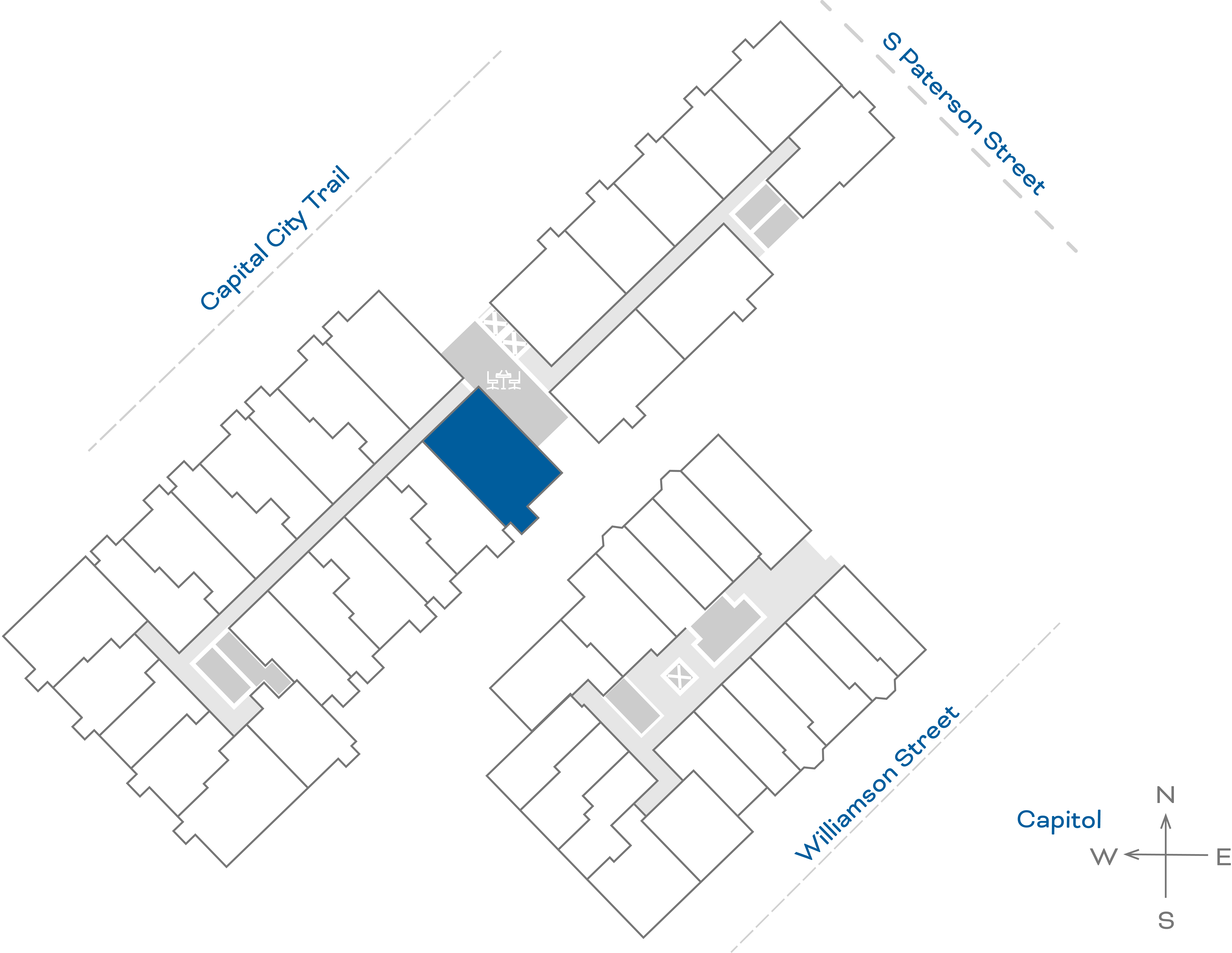 ULI The Irwin N213 - 2 Bed, 2 Bath Floorplate