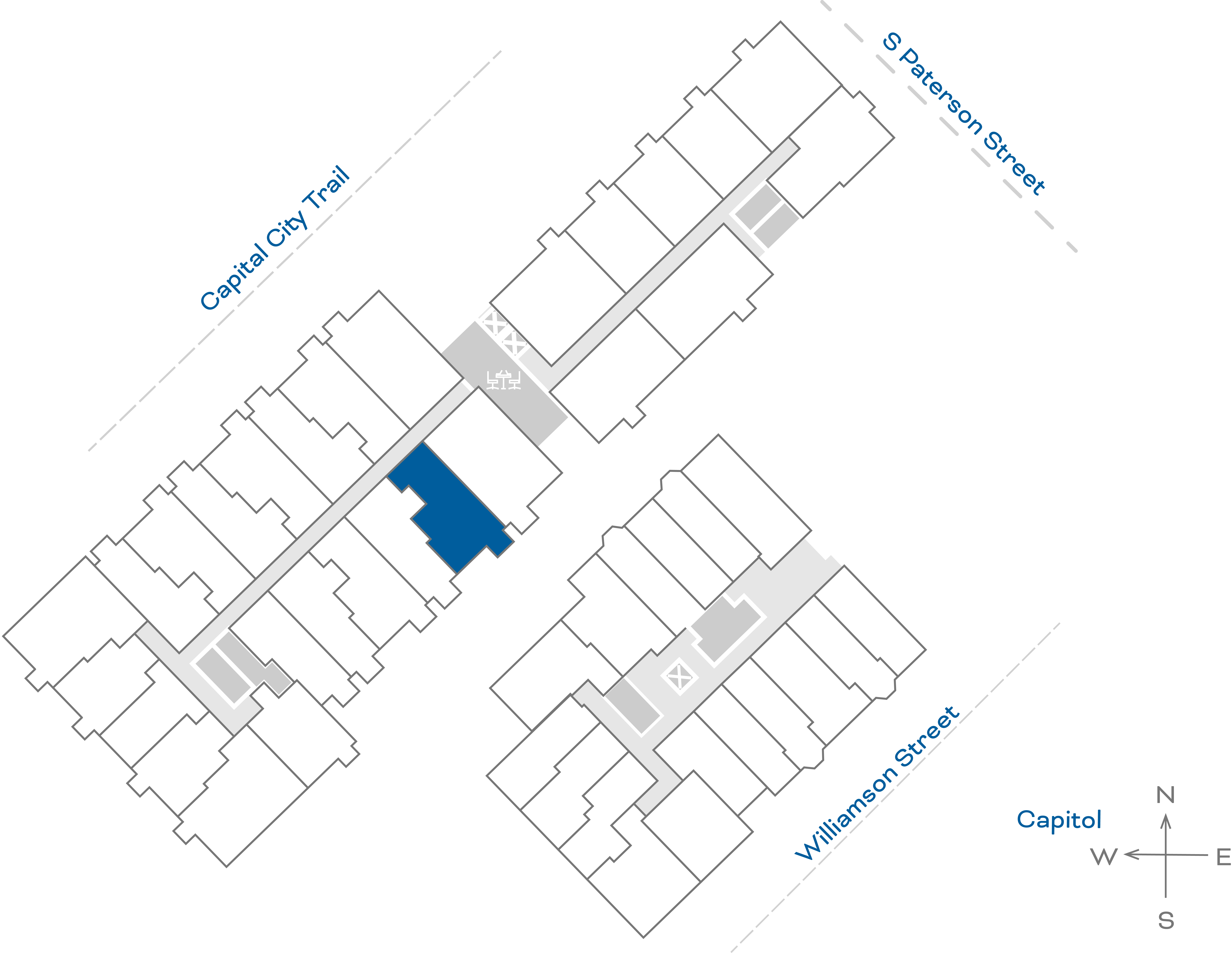 ULI The Irwin N215 - 1 Bed Den, 1 Bath Floorplate
