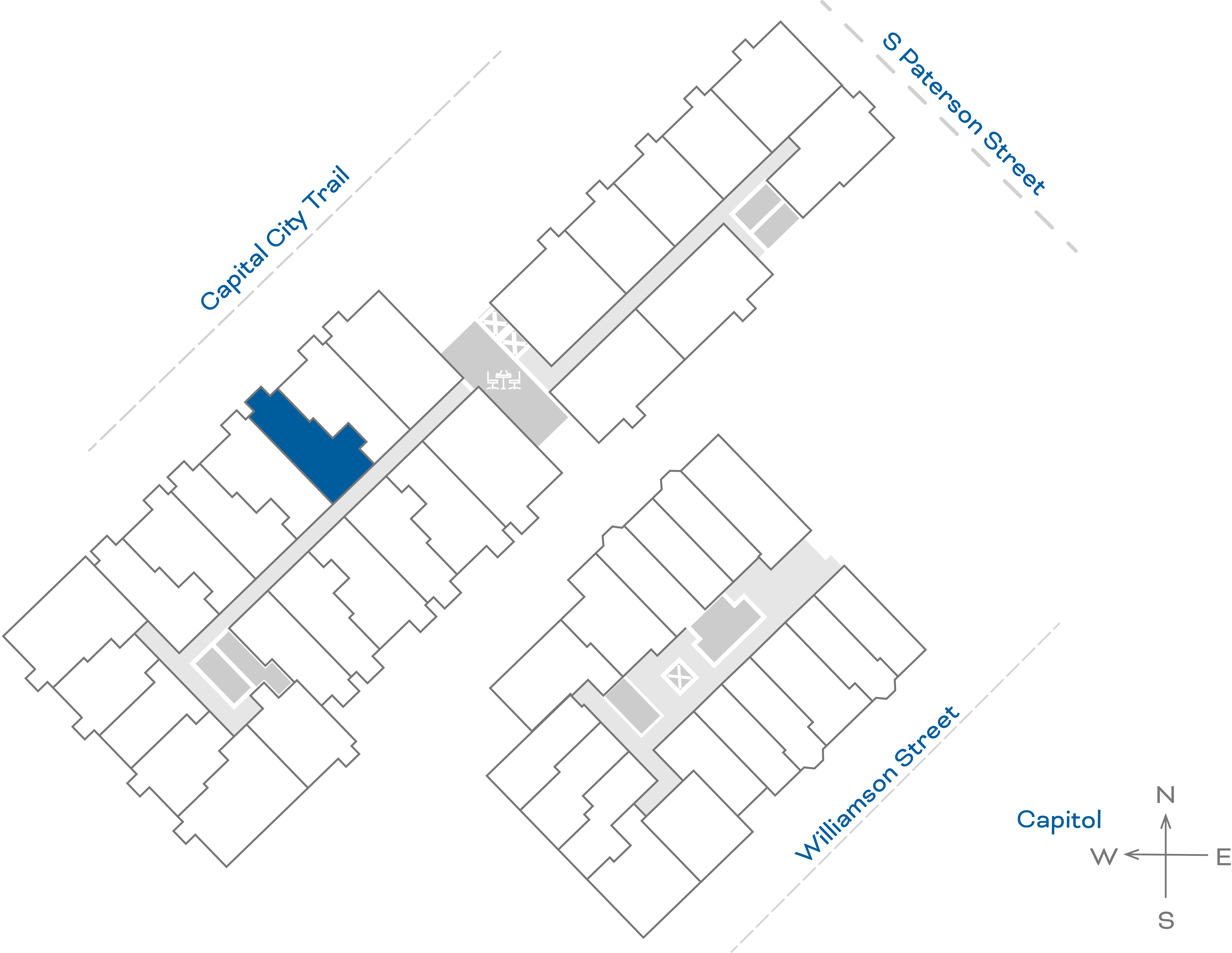 ULI The Irwin N216 - 1 Bed, 1 Bath Floorplate