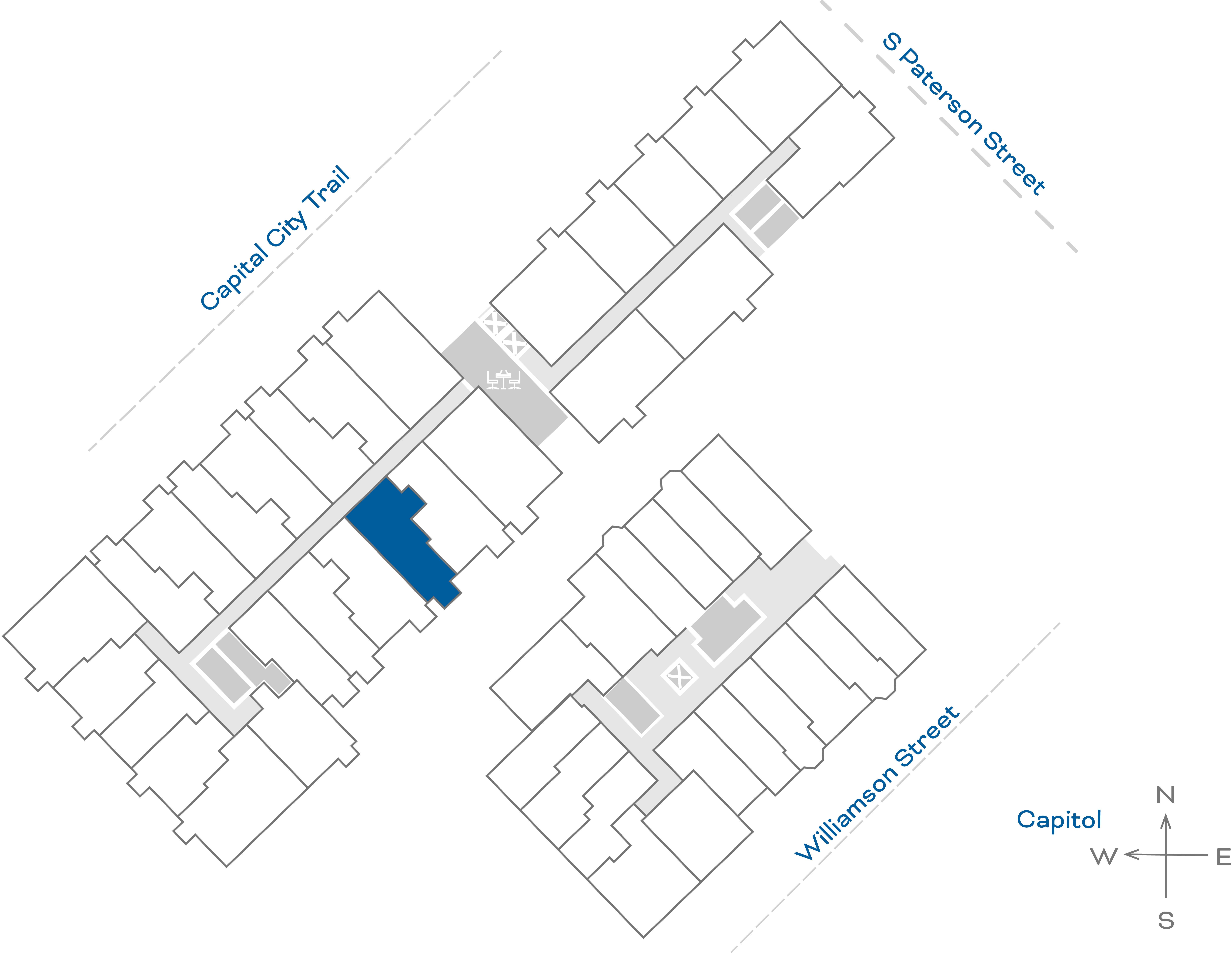 ULI The Irwin N217 - 1 Bed, 1 Bath Floorplate