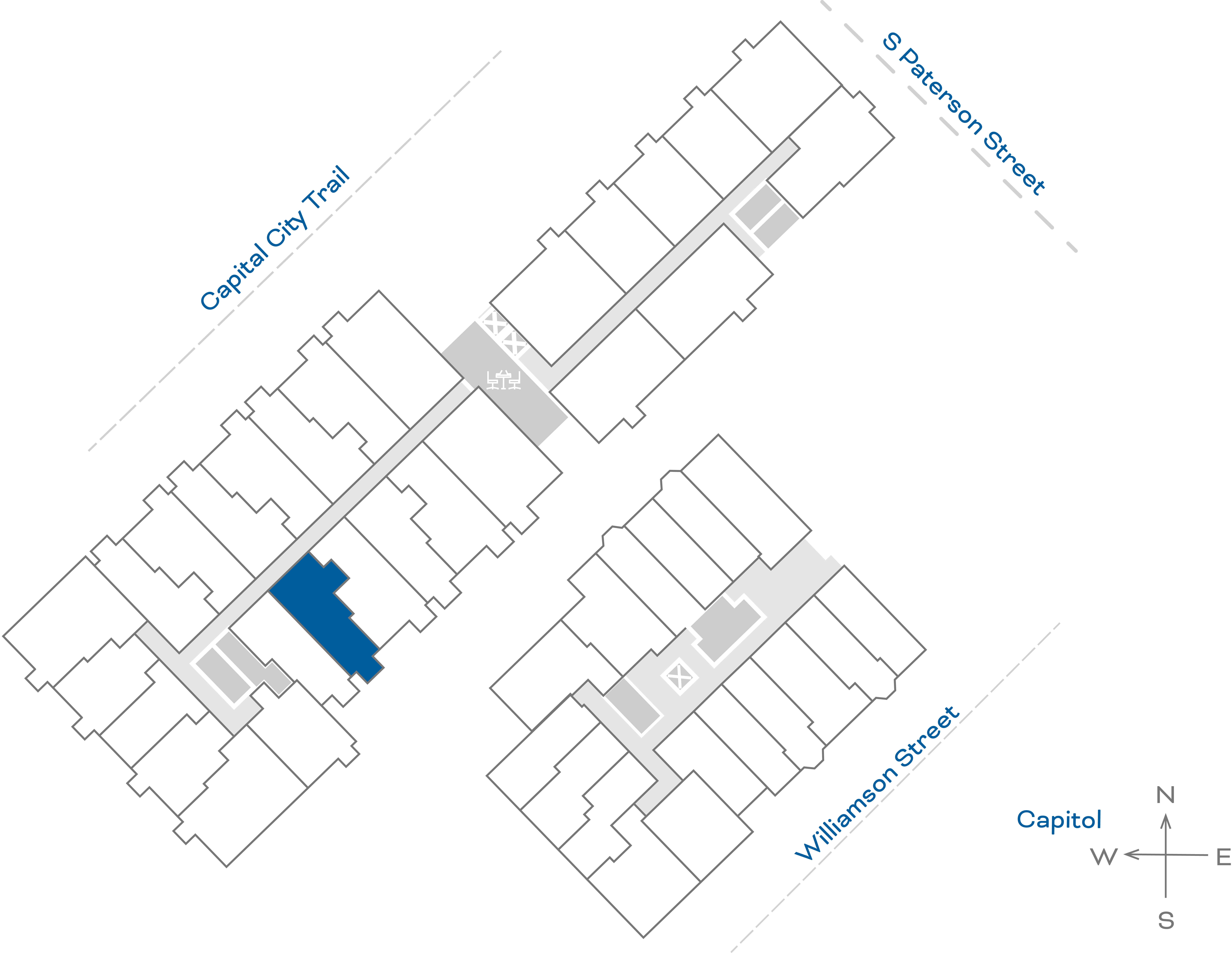 ULI The Irwin N221 - 1 Bed, 1 Bath Floorplate
