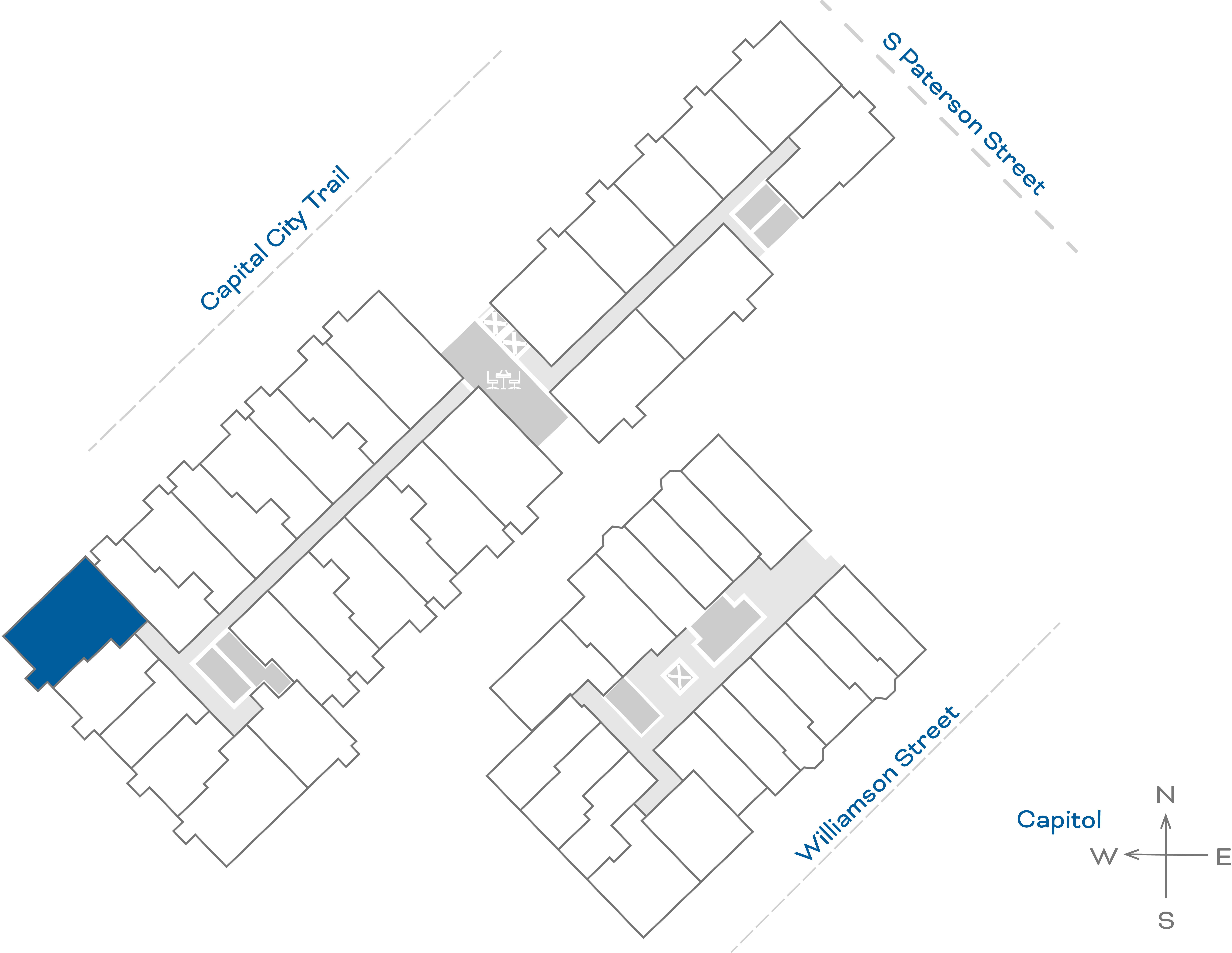 ULI The Irwin N228 - 2 Bed, 2 Bath Floorplate