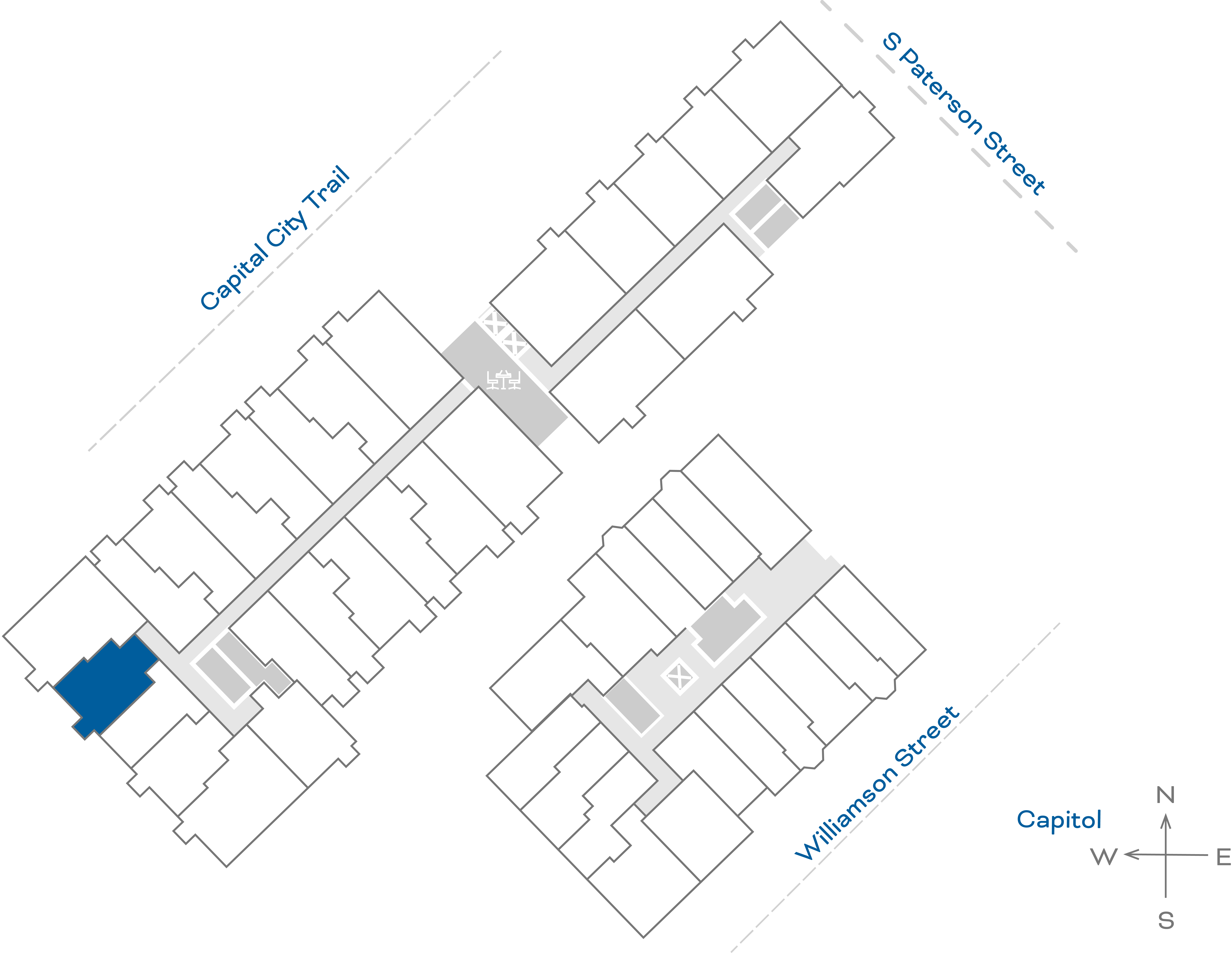 ULI The Irwin N230 - 1 Bed, 1 Bath Floorplate