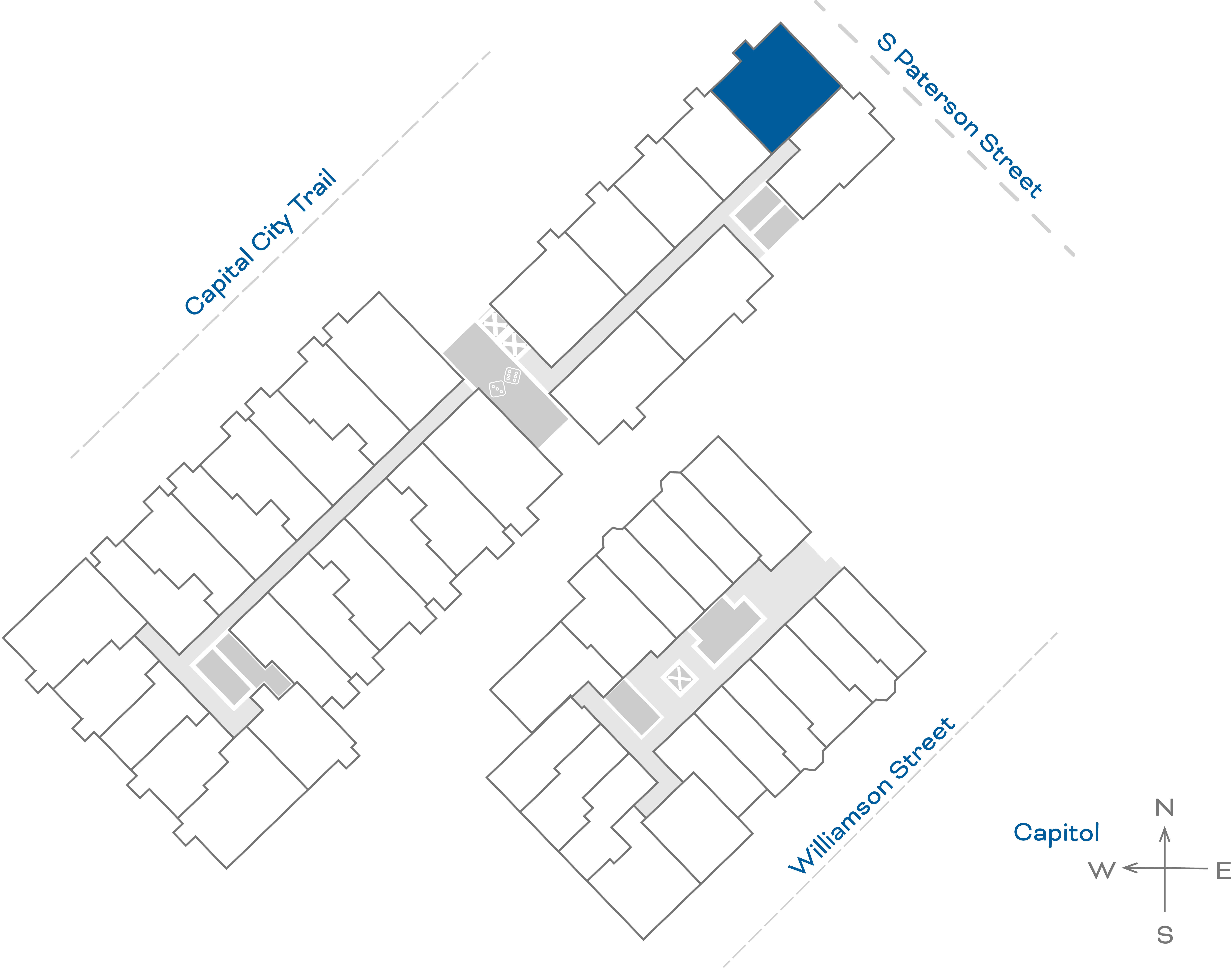 ULI The Irwin N302 - 2 Bed, 2 Bath Floorplate