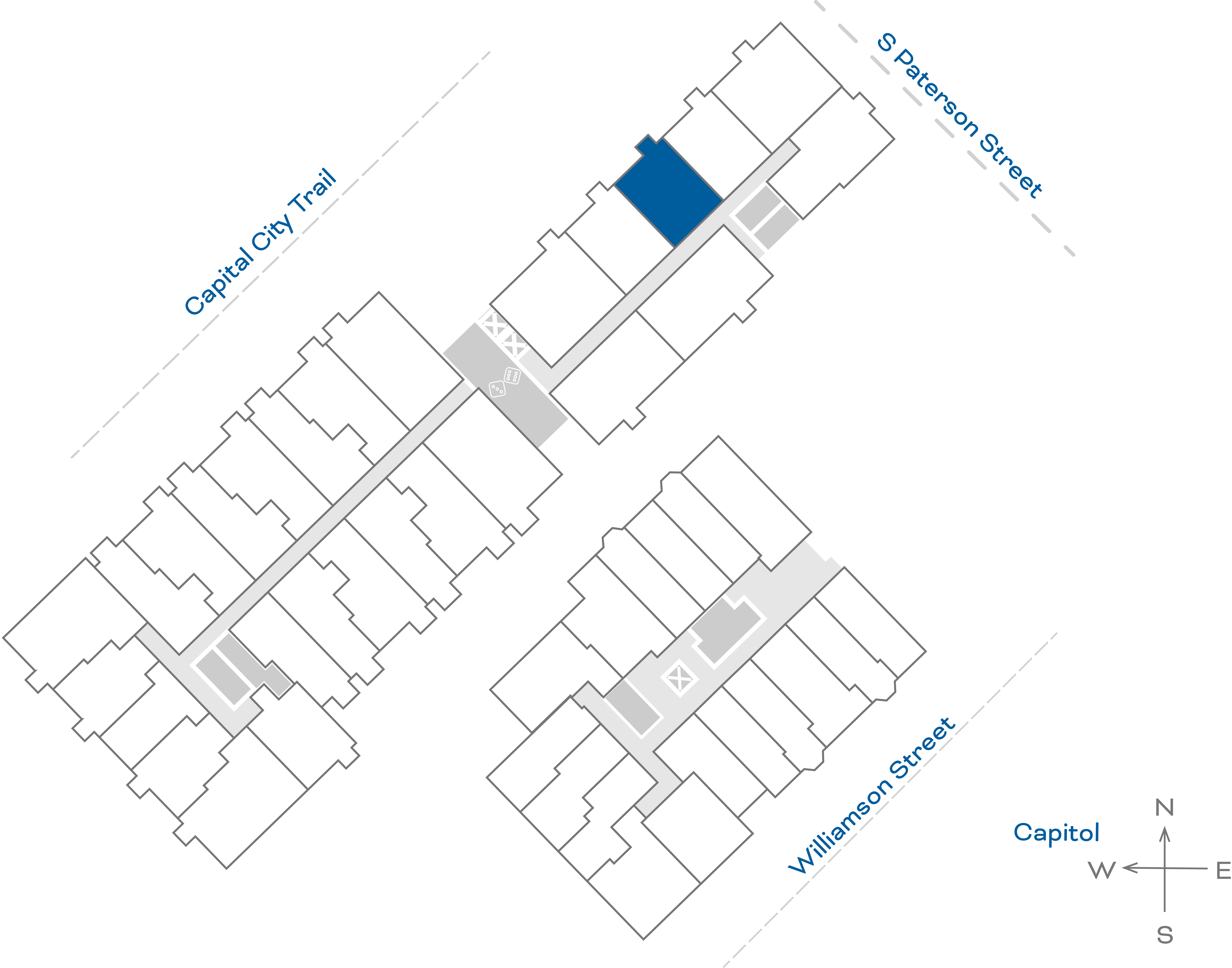 ULI The Irwin N306 - 1 Bed, 1 Bath Floorplate