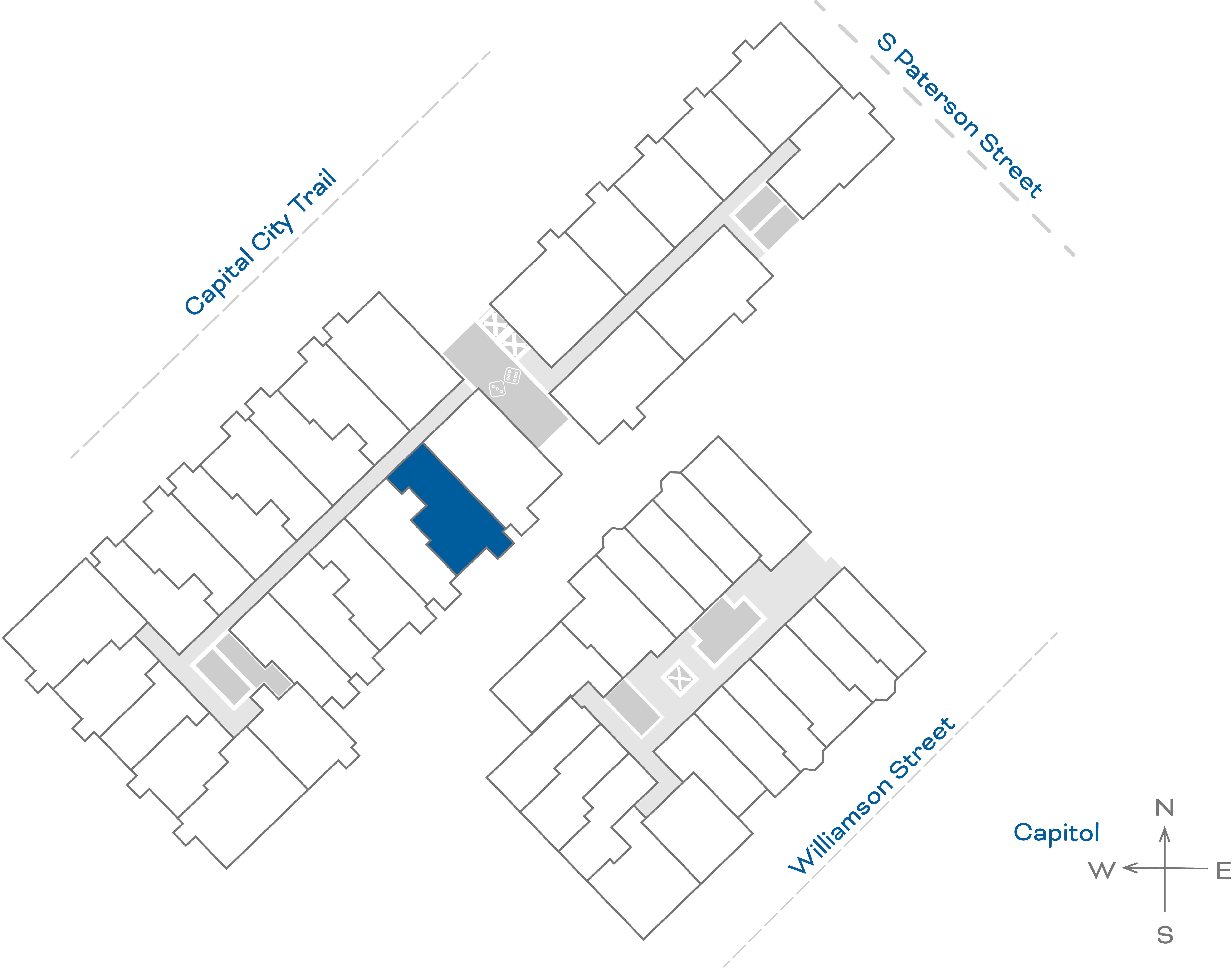 ULI The Irwin N315 - 1 Bed Den, 1 Bath Floorplate