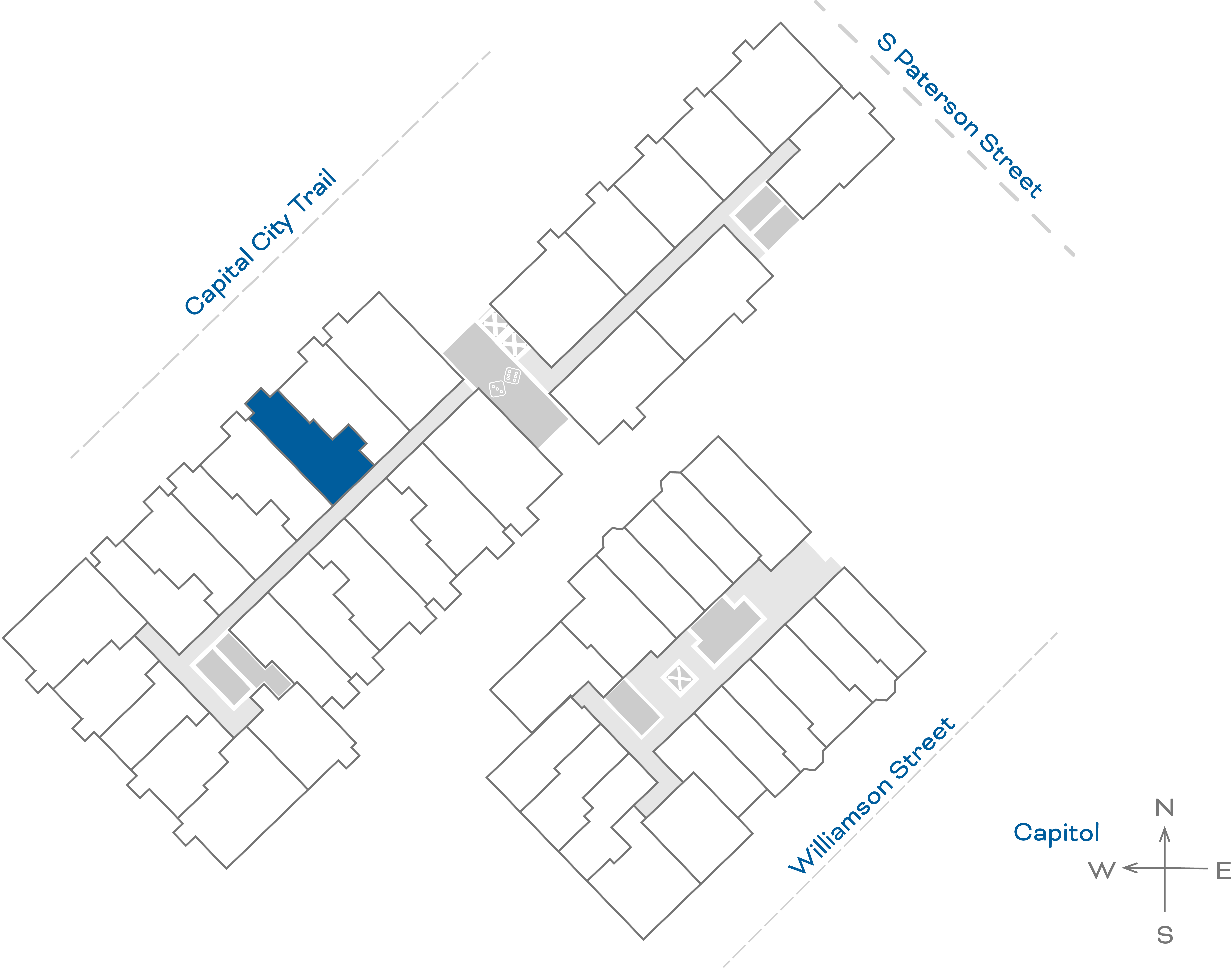 ULI The Irwin N316 - 1 Bed, 1 Bath Floorplate