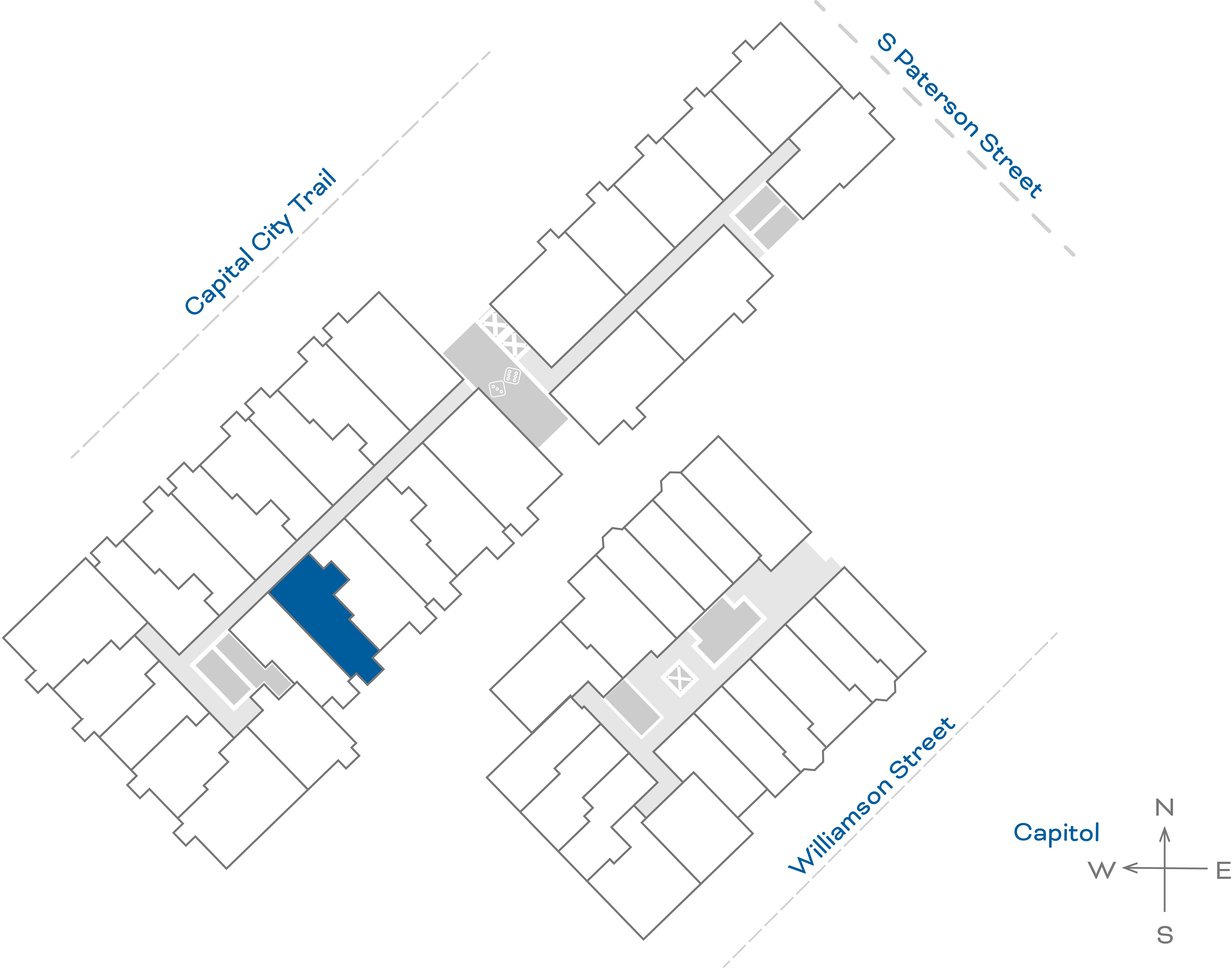 ULI The Irwin N321 - 1 Bed, 1 Bath Floorplate