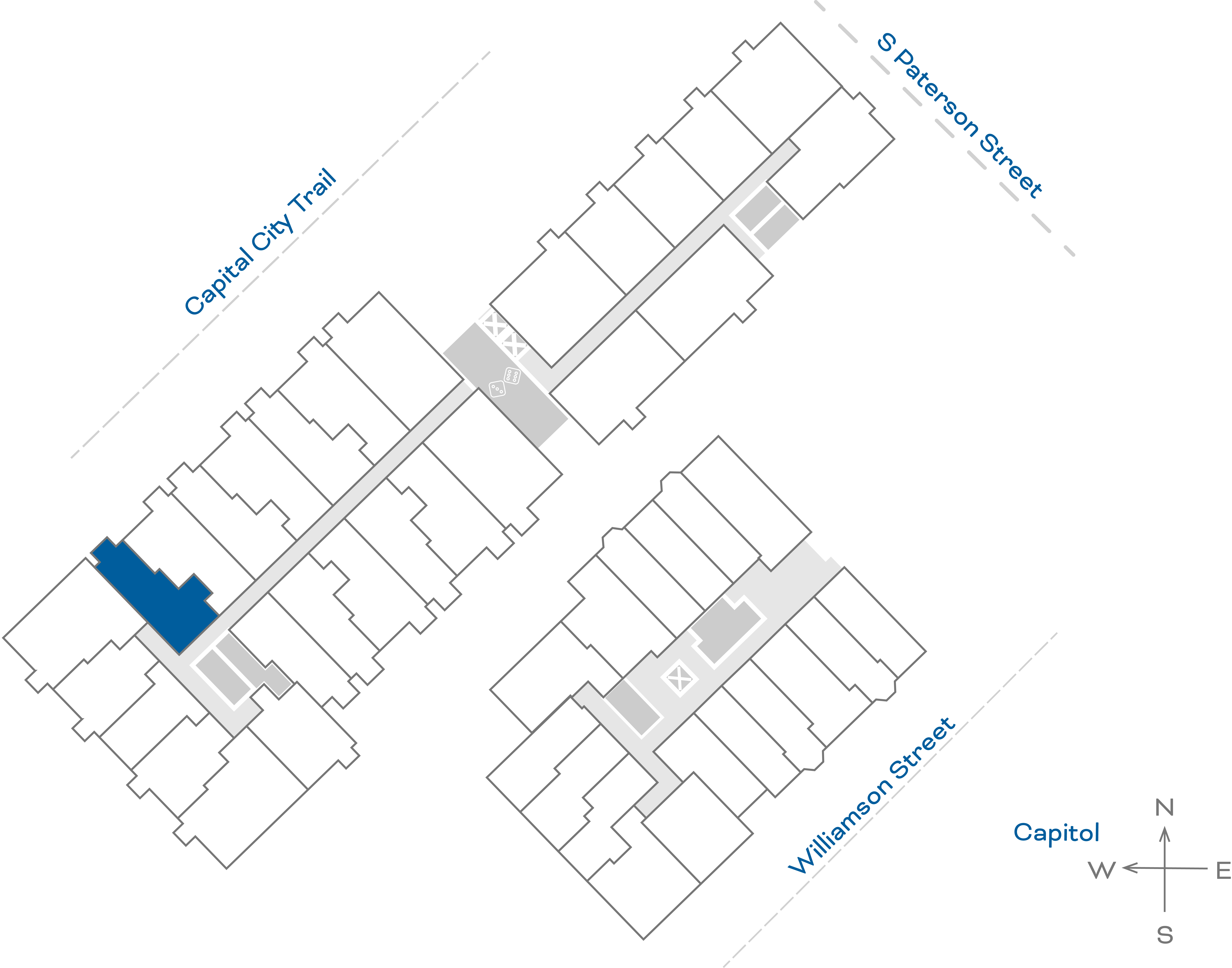 ULI The Irwin N326 - 1 Bed, 1 Bath Floorplate
