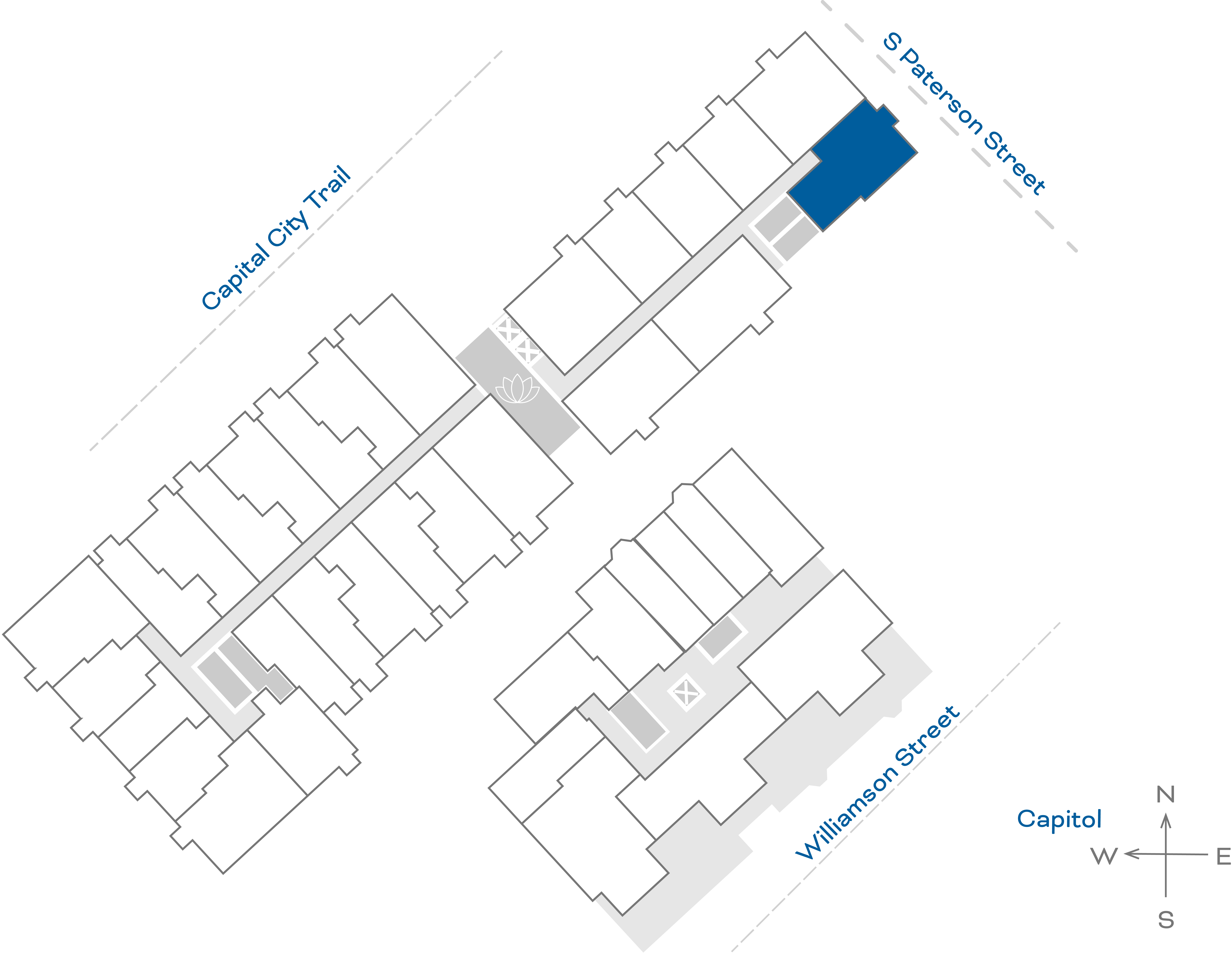 ULI The Irwin N401 - 2 Bed, 2 Bath Floorplate