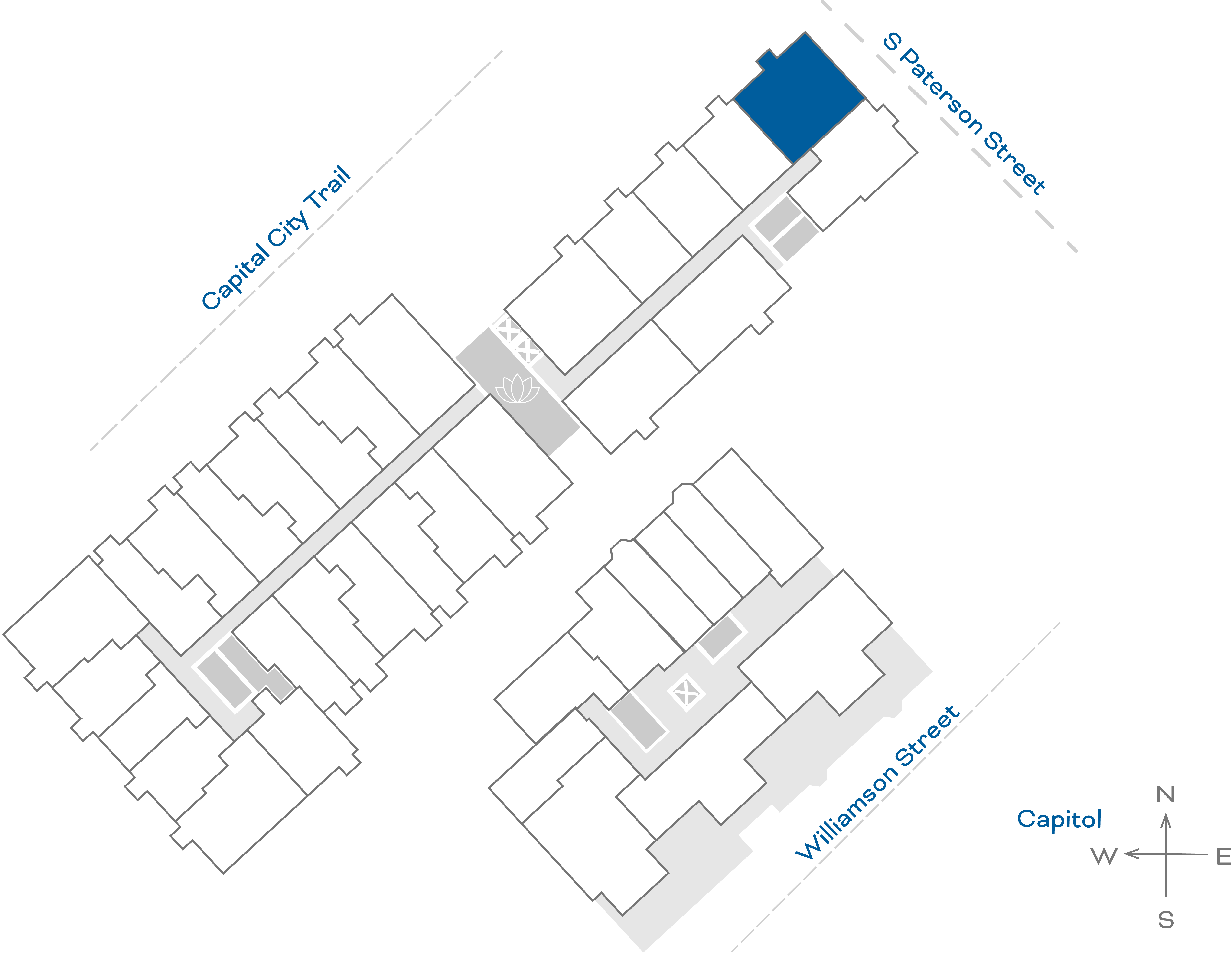 ULI The Irwin N402 - 2 Bed, 2 Bath Floorplate