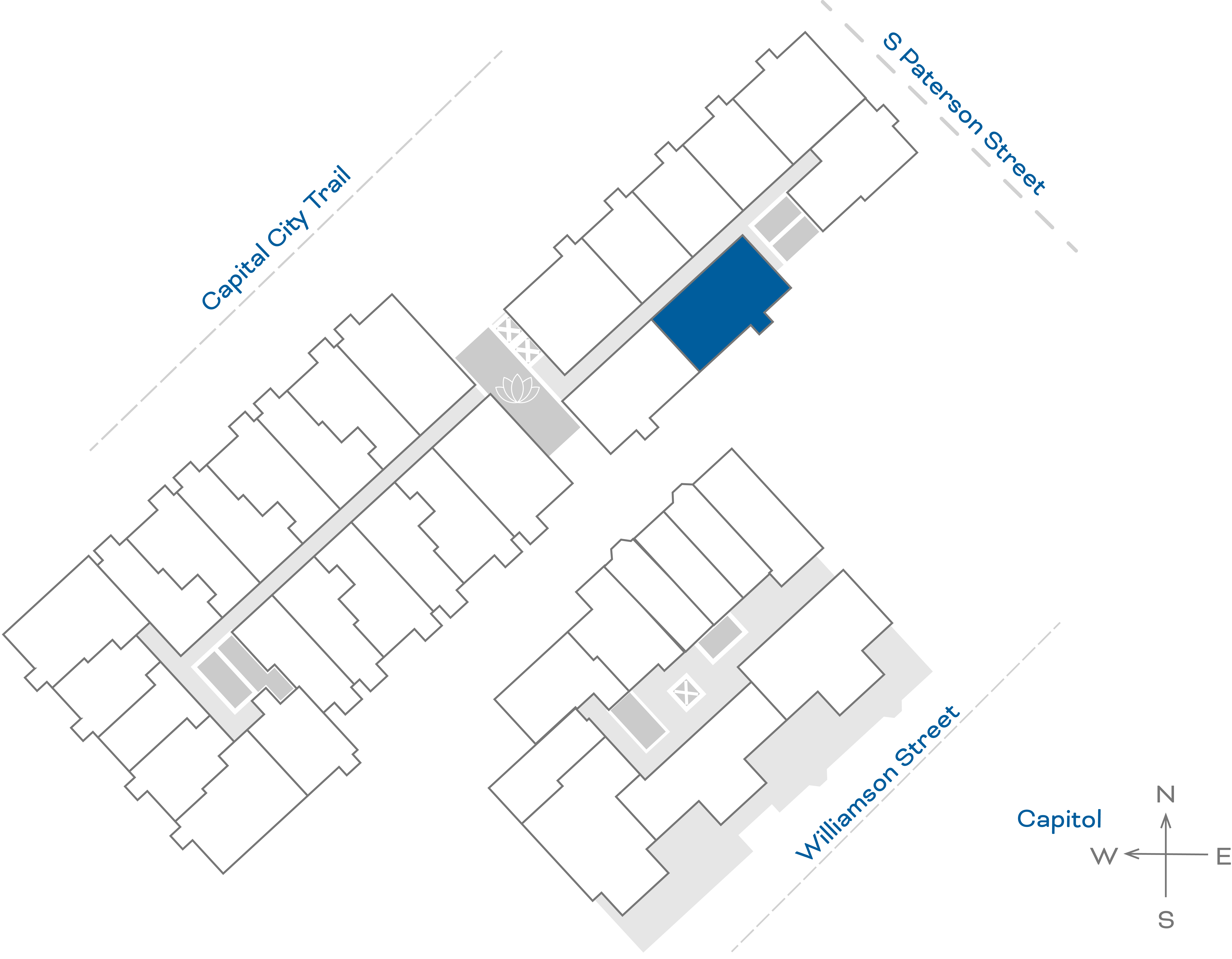 ULI The Irwin N407 - 2 Bed, 2 Bath Floorplate