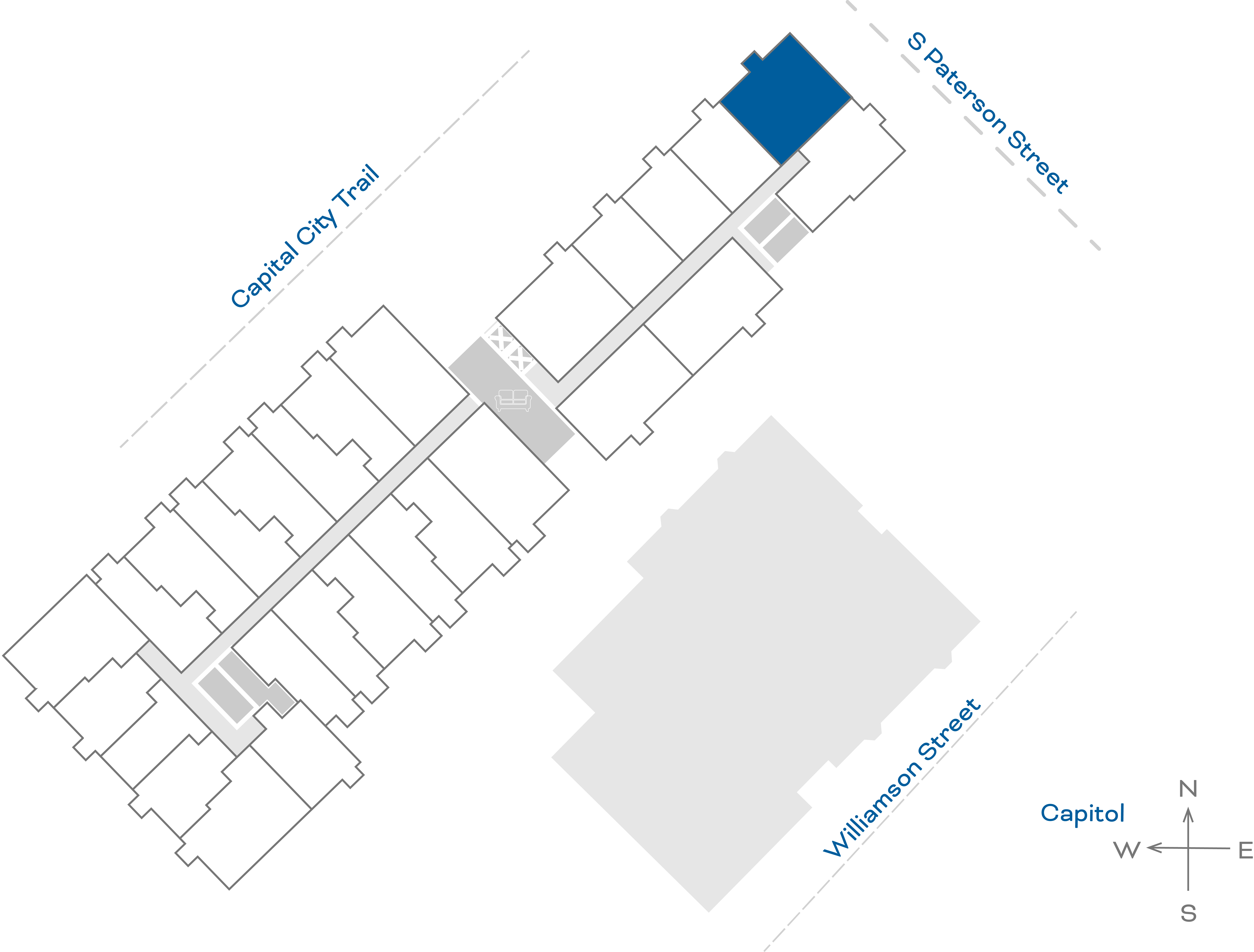 ULI The Irwin N502 - 2 Bed, 2 Bath Floorplate