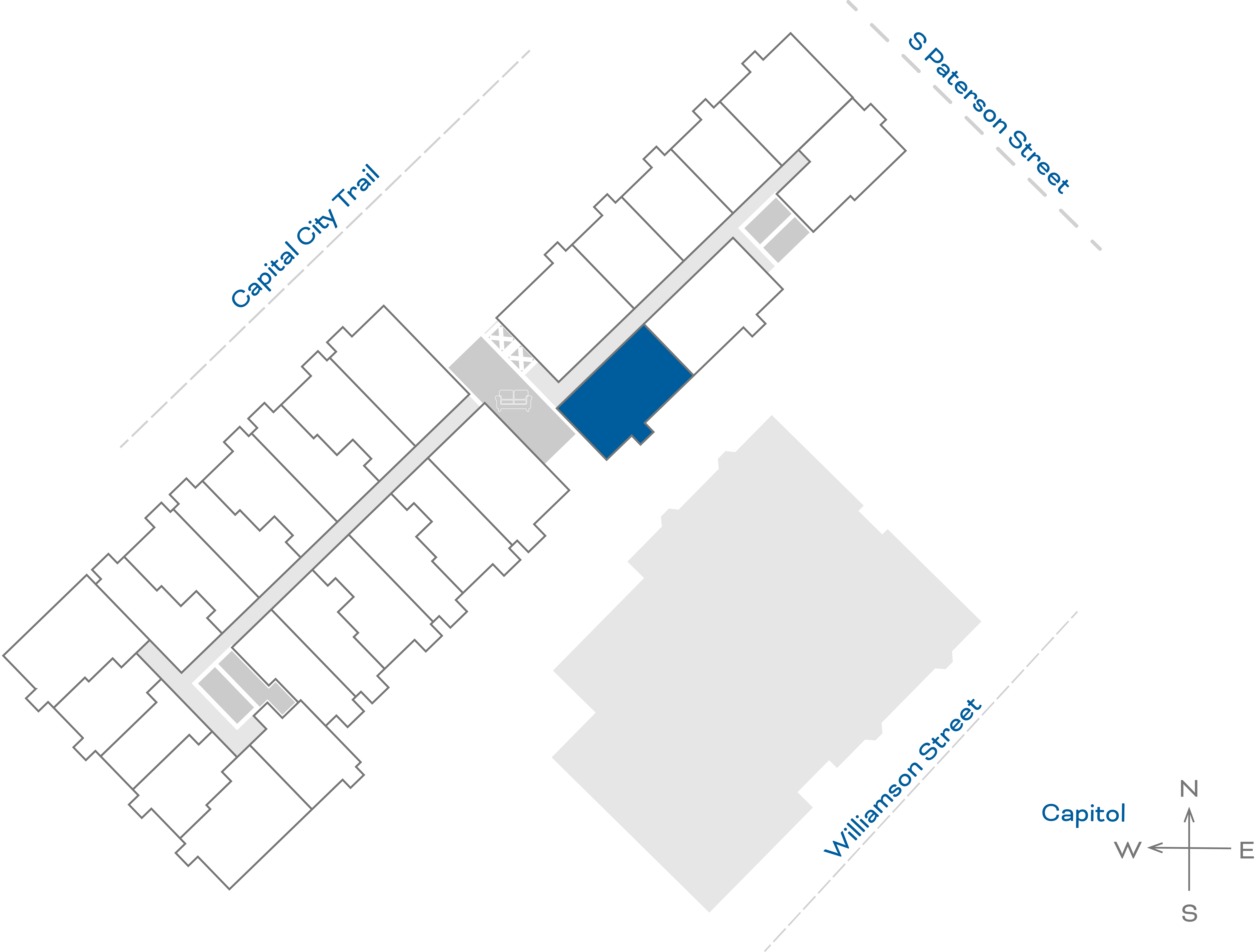 ULI The Irwin N511 - 2 Bed, 2 Bath Floorplate