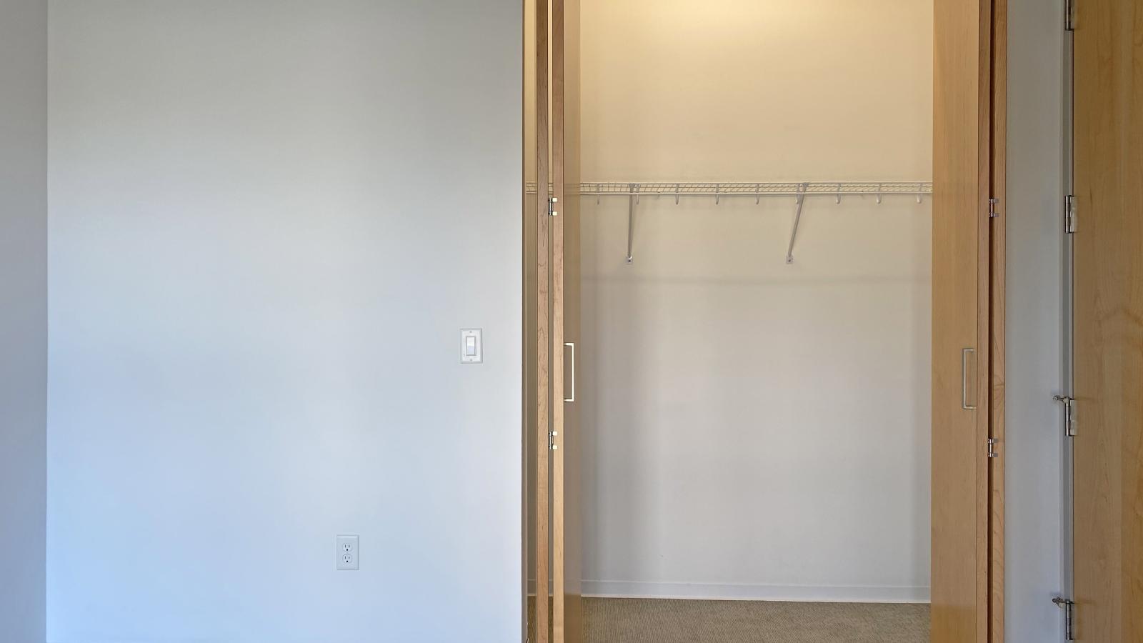Bright and airy two bedroom with spacious closets and modern design at SEVEN27