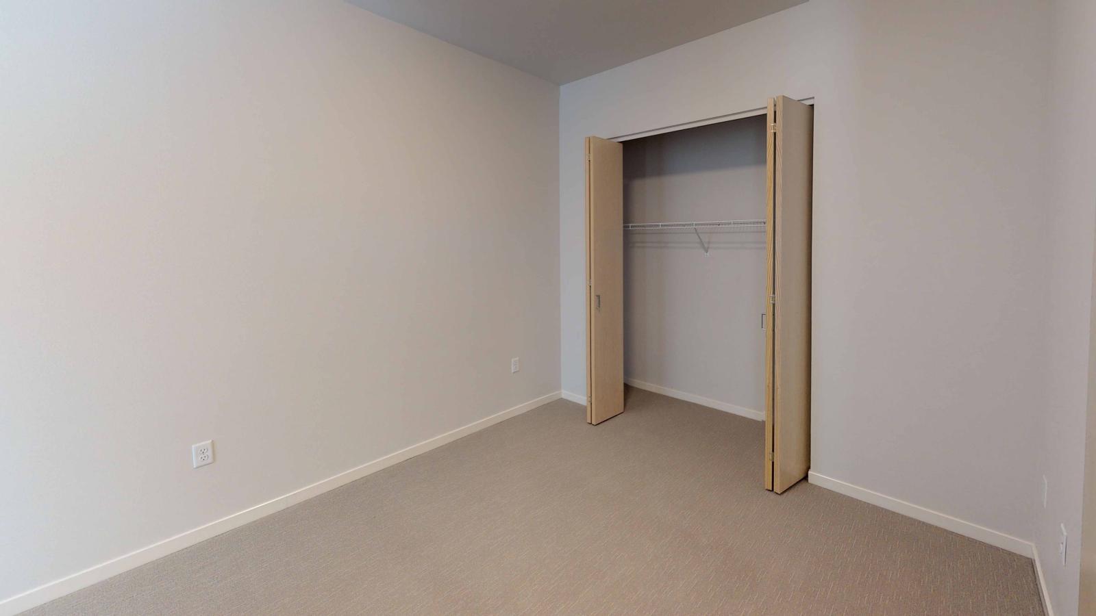 Quarter Row apartment featuring an open floor plan and stylish finishes