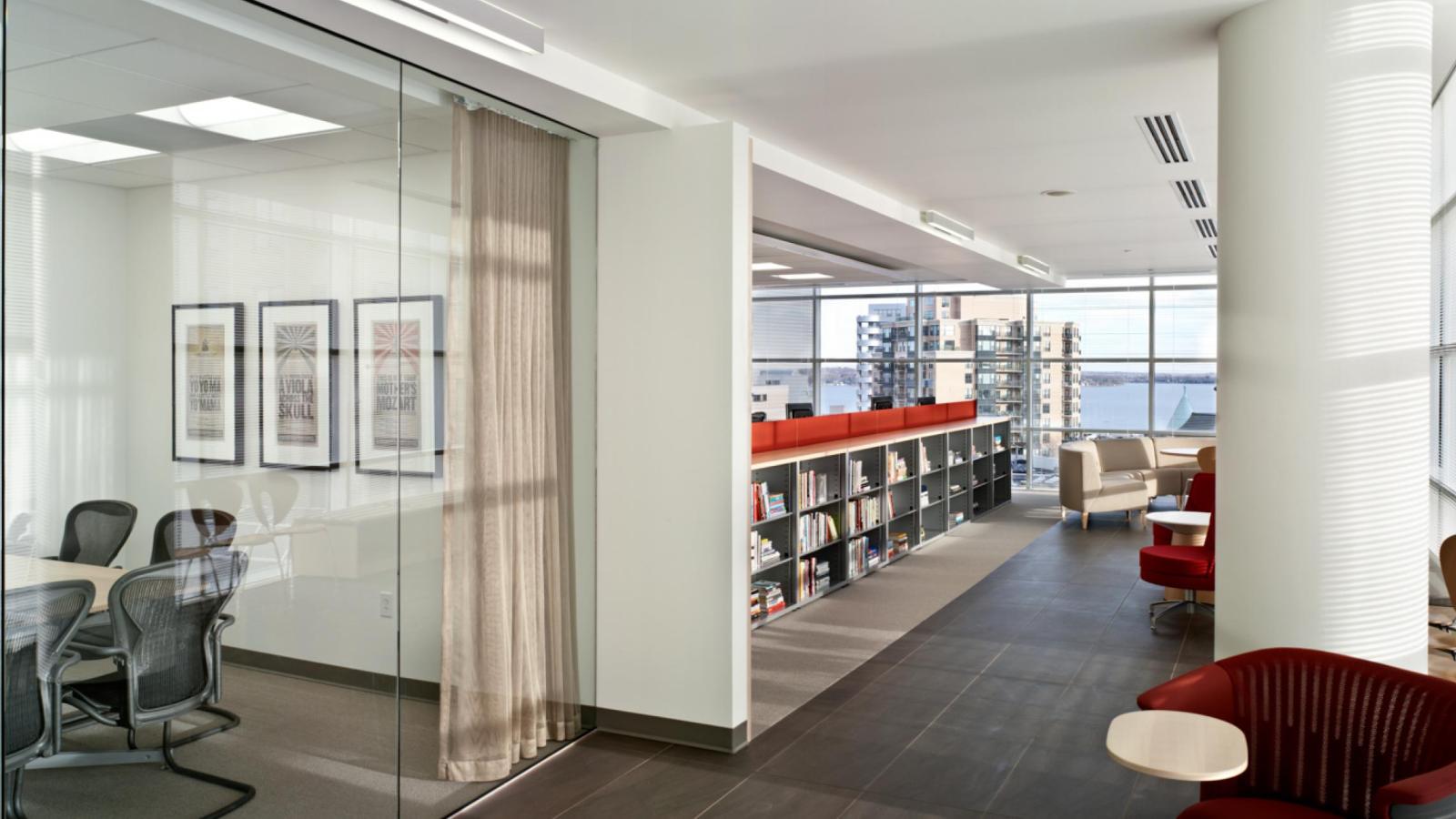 Office space with stunning lake views at US Bank Plaza in Madison