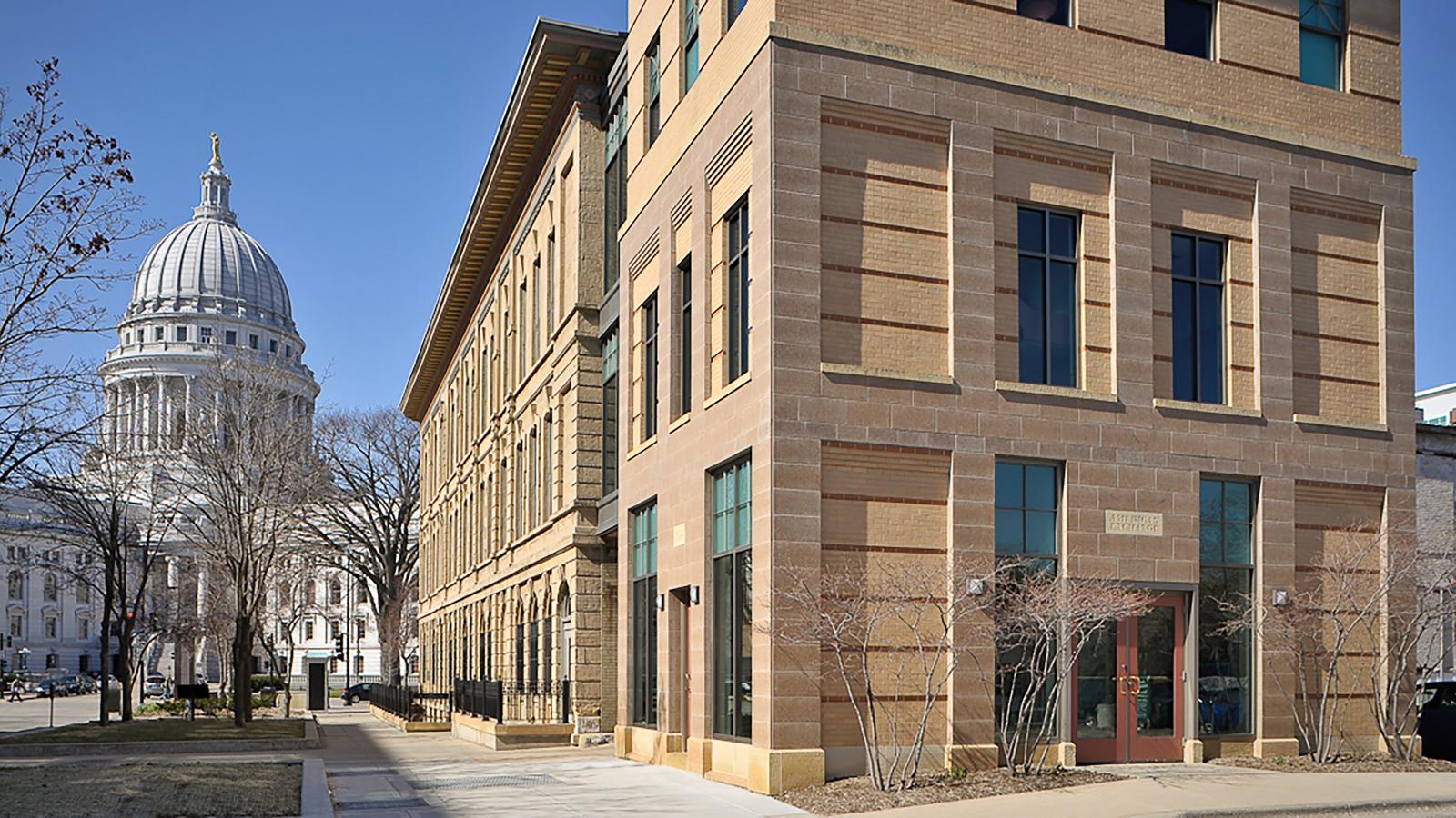 American Exchange Block, a historic office and retail space on the Capitol Square in Madison