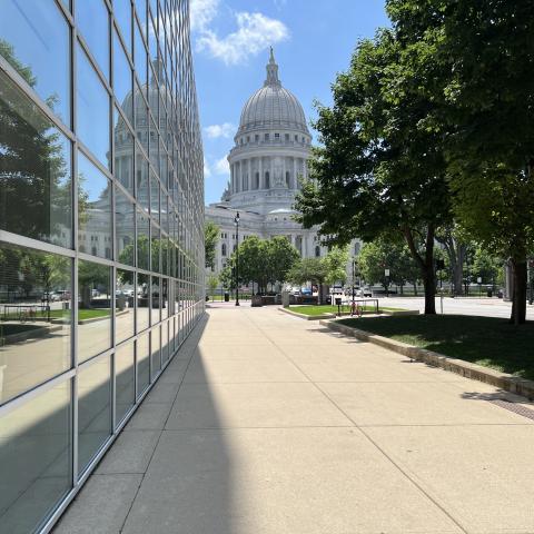 Urban Land Interests view of Capitol building downtown Madison
